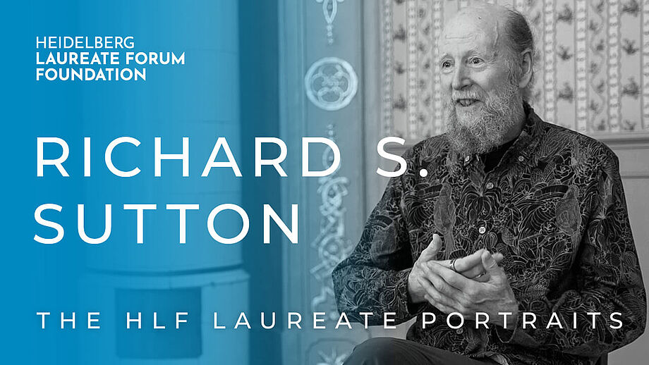 Richard Sutton. Laureate Portrait photo.