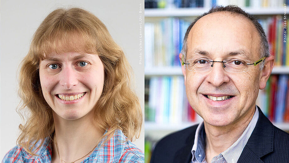 Portraits of Jessica Fintzen and Albrecht Schmidt