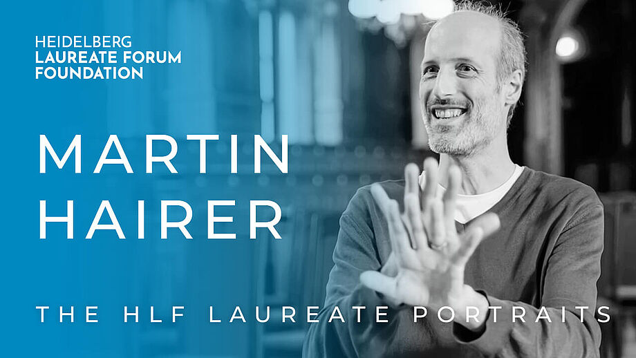 Martin Hairer. Laureate portrait photo.