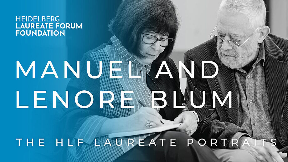 Manuel and Lenore Blum. Laureate Portrait photo.